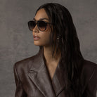 Barton Perreira® Gyalis Sun BPR SU Gyalis Sun 5655 56 - Rebel Salute / Khaki Gradient AR Sunglasses