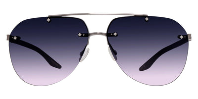 Barton Perreira® Jean BPR SU Jean 6401 63 - Gun Metal/Black / Arctic Gray Gradient AR Sunglasses