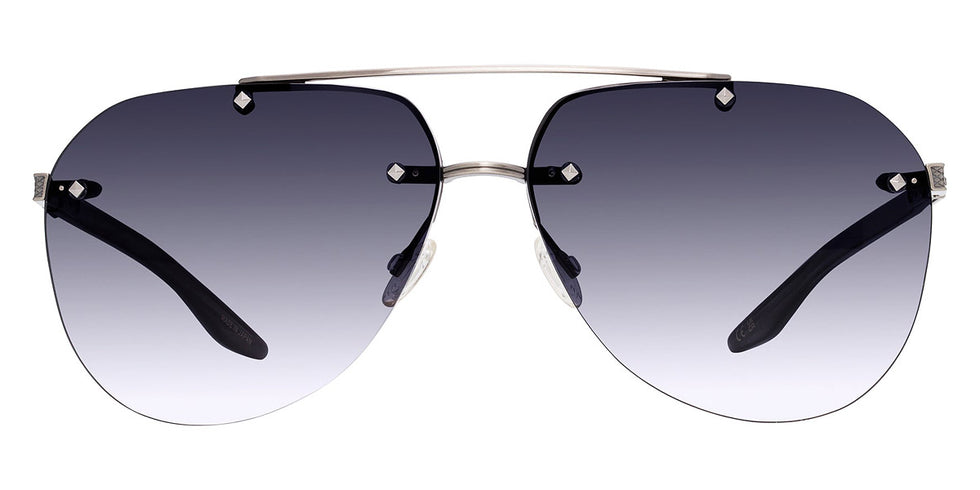 Barton Perreira® Jean BPR SU Jean 6402 63 - Pewter/Matte Gray Matter / Graphite Blue Gradient AR Sunglasses