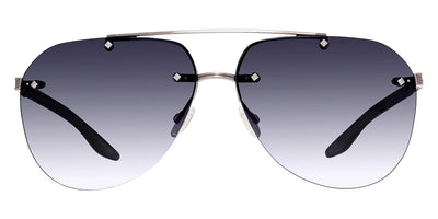 Barton Perreira® Jean BPR SU Jean 6402 63 - Pewter/Matte Gray Matter / Graphite Blue Gradient AR Sunglasses