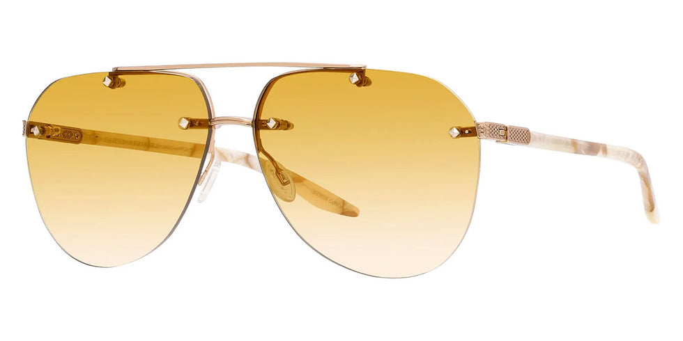 Barton Perreira® Jean BPR SU Jean 6405 63 - Gold/Tusk / Golden Eye AR Sunglasses
