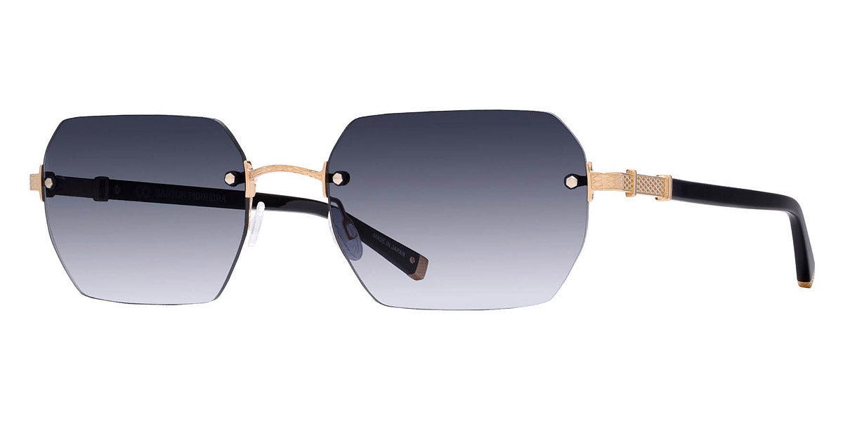 Barton Perreira® Jude BPR SU Jude 5701 56 - Black/Gold / Graphite Blue Gradient AR Sunglasses