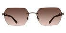 Barton Perreira® Jude BPR SU Jude 5703 56 - Rebel Salute/Antique Gold / Whiskey Gradient AR Sunglasses