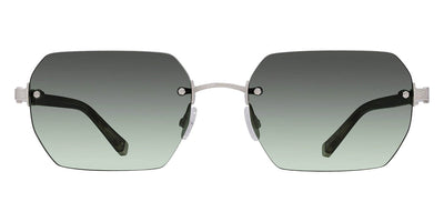 Barton Perreira® Jude BPR SU Jude 5704 56 - Sulcata Tortoise/Silver / Laurel Gradient AR Sunglasses