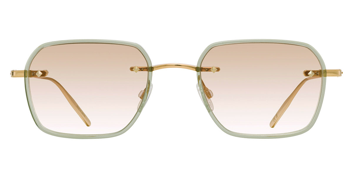 Barton Perreira® Louie Thinsert BPR SU Louie Thinsert LOUI4902K 49 - Gold / Absinthe / Chai (AR) Sunglasses
