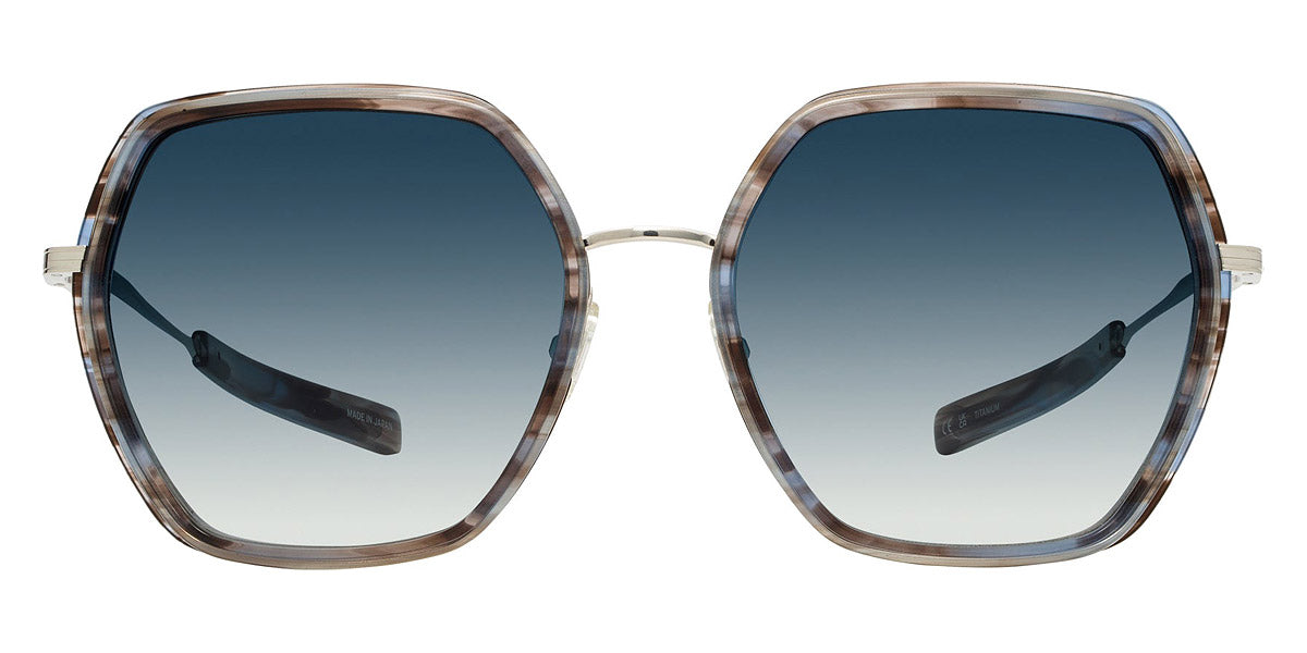 Barton Perreira® Pickford BPR SU Pickford 5804 58 - Quite Storm/Silver / Aegean Gradient AR Sunglasses