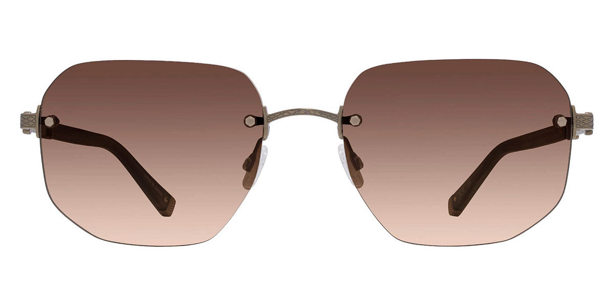 Barton Perreira® Quinn BPR SU Quinn 5802 58 - Rebel Salute/Antique Gold / Whiskey Gradient AR Sunglasses