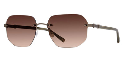 Barton Perreira® Quinn BPR SU Quinn 5802 58 - Rebel Salute/Antique Gold / Whiskey Gradient AR Sunglasses