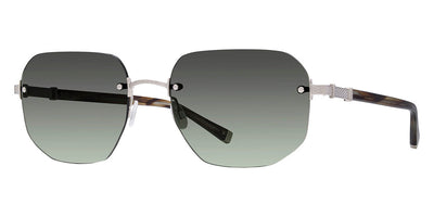 Barton Perreira® Quinn BPR SU Quinn 5803 58 - Sulcata Tortoise/Silver / Laurel Gradient AR Sunglasses