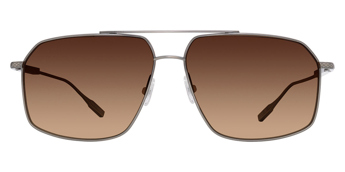 Barton Perreira® Renzo Sun BPR SU Renzo Sun RENZ6052K 60 - Pewter / Old English Polarized (AR) Sunglasses