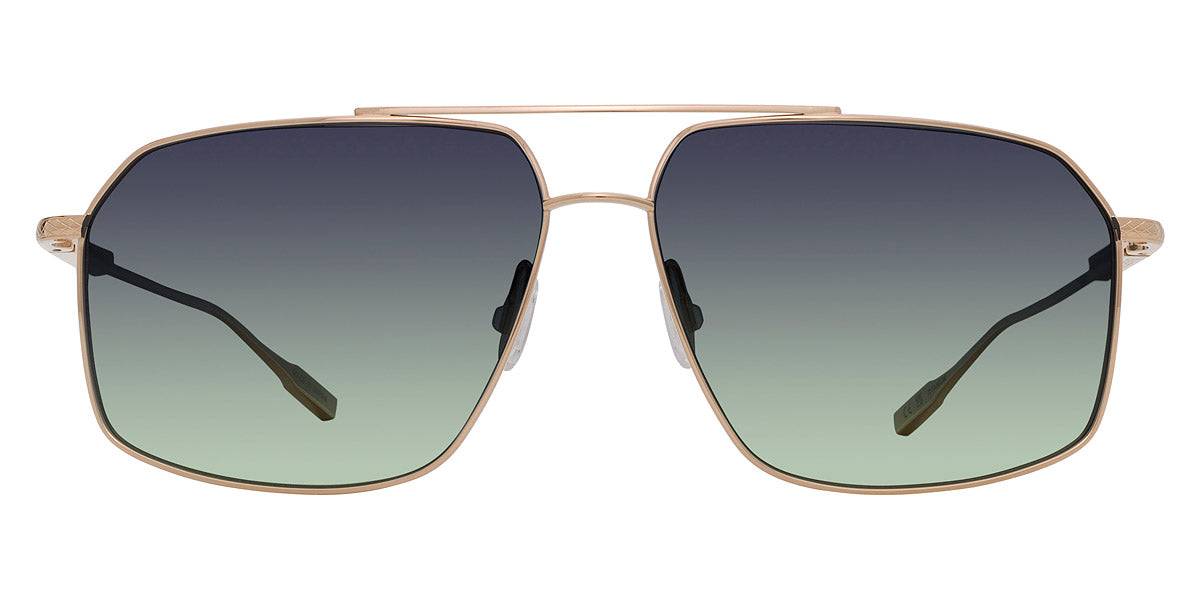 Barton Perreira® Renzo Sun BPR SU Renzo Sun RENZ6054K 60 - Gold / Poison Ivy Polarized (AR) Sunglasses