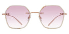 Barton Perreira® Rhonda Thinsert BPR SU Rhonda Thinsert RHON5003K 50 - Rose Gold / Tusk / Rose (AR) Sunglasses