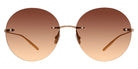 Barton Perreira® Rigby BPR SU Rigby RIGB6001K 60 - Gold / Mahogany Gradient (AR) Sunglasses