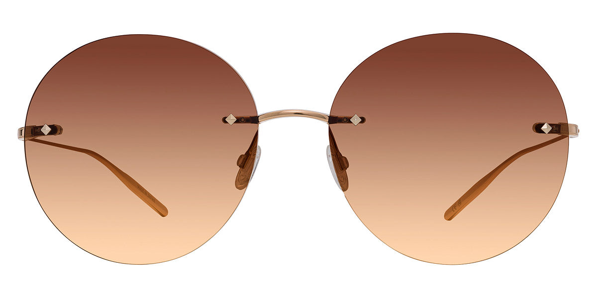 Barton Perreira® Rigby BPR SU Rigby RIGB6001K 60 - Gold / Mahogany Gradient (AR) Sunglasses