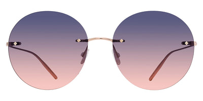 Barton Perreira® Rigby BPR SU Rigby RIGB6002K 60 - Rose Gold / Dusk Sunset Gradient (AR) Sunglasses