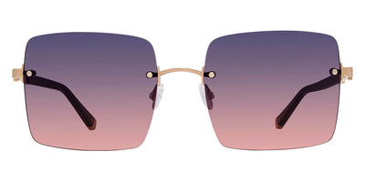 Barton Perreira® Roxanne BPR SU Roxanne 5901 59 - Black/Gold / Dusk Sunset Gradient AR Sunglasses