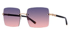 Barton Perreira® Roxanne BPR SU Roxanne 5901 59 - Black/Gold / Dusk Sunset Gradient AR Sunglasses