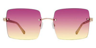 Barton Perreira® Roxanne BPR SU Roxanne 5903 59 - Tusk/Gold / Sun Kissed Gradient AR Sunglasses