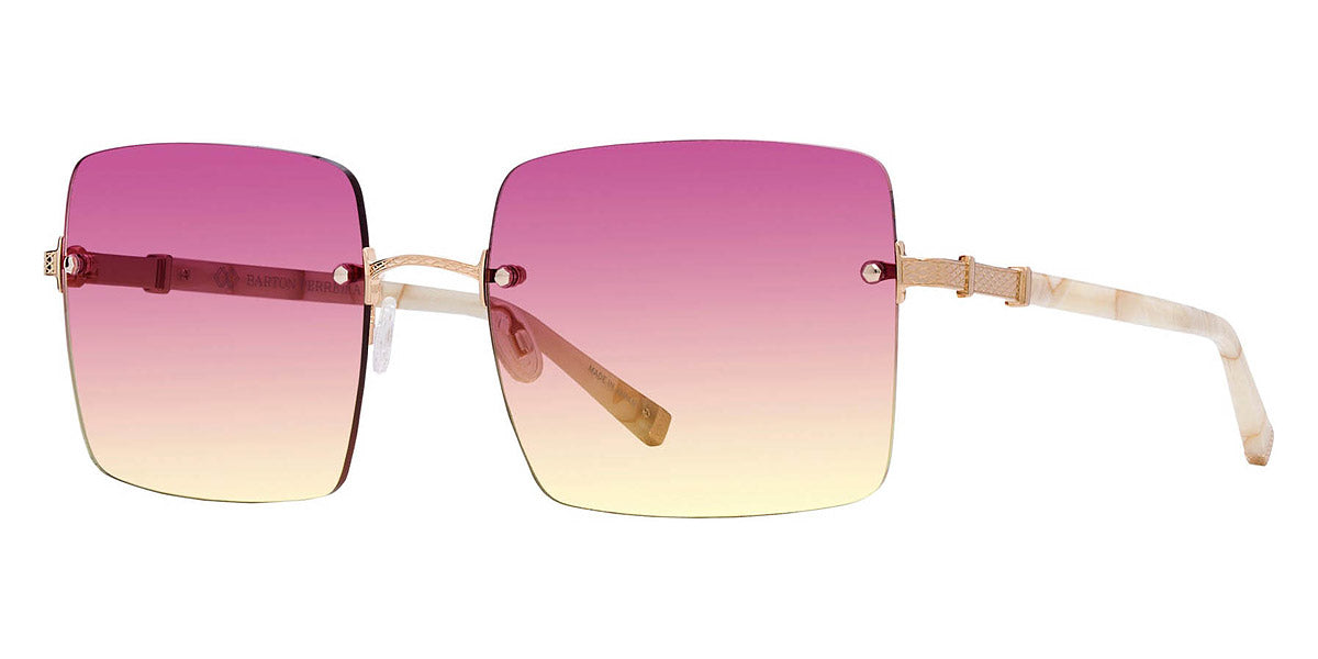Barton Perreira® Roxanne BPR SU Roxanne 5903 59 - Tusk/Gold / Sun Kissed Gradient AR Sunglasses