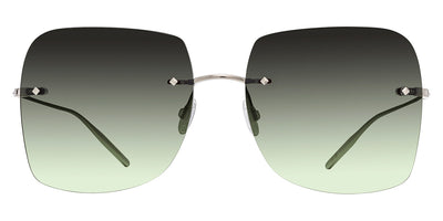 Barton Perreira® Sharona BPR SU Sharona SHAR6003K 60 - Silver / Laurel Gradient (AR) Sunglasses