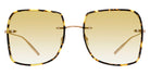 Barton Perreira® Sharona Thinsert BPR SU Sharona Thinsert SHAR5801K 58 - Gold / Heroine Chic / Sunshine Gradient (AR) Sunglasses