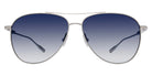 Barton Perreira® Trask Sun BPR SU Trask Sun TRAS5956K 59 - Silver / Indigo Gradient (AR) Sunglasses