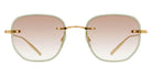 Barton Perreira® Tyrone Thinsert BPR SU Tyrone Thinsert TYRO4902K 49 - Gold / Absinthe / Chai (AR) Sunglasses