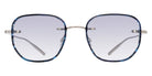 Barton Perreira® Tyrone Thinsert BPR SU Tyrone Thinsert TYRO4903K 49 - Silver / Midnight / Sky (AR) Sunglasses