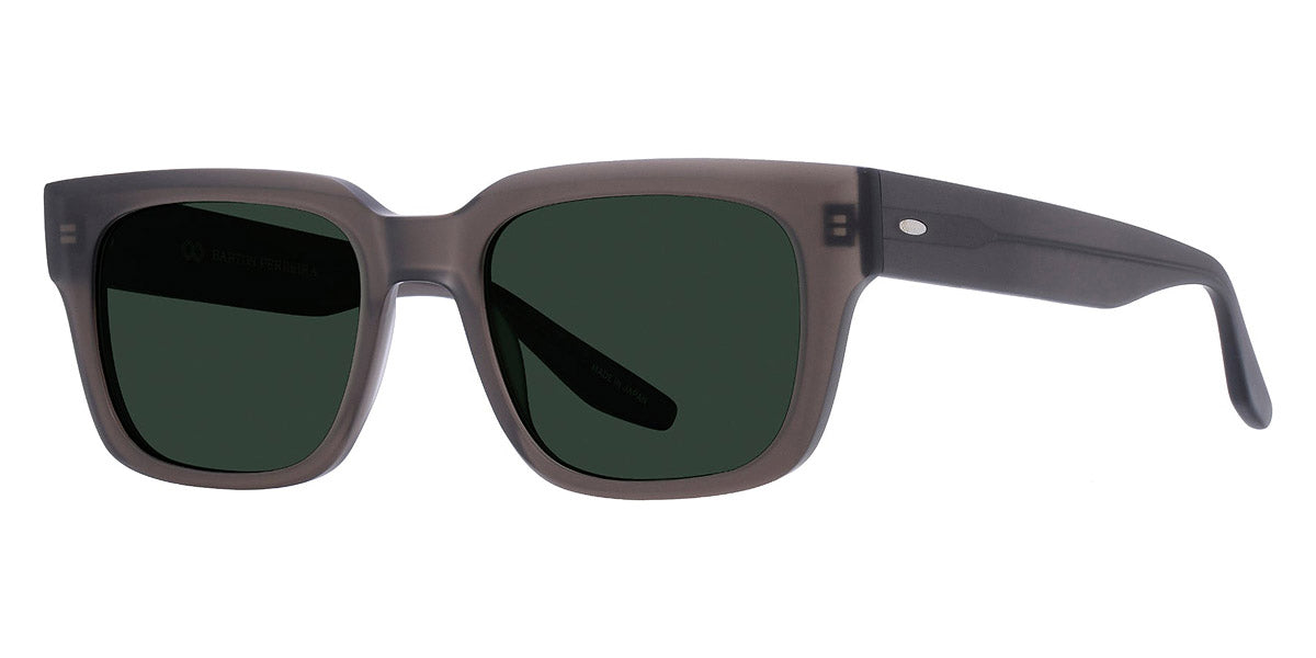 Barton Perreira® Zander Sun BPR SU Zander Sun 5255 52 - Matte Dusk / Green Smoke AR Sunglasses