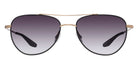 Barton Perreira® Aerial BR Aerial Sun Black Satin / Gold / Smolder (AR) 55 Sunglasses - Black Satin / Gold / Smolder (AR)