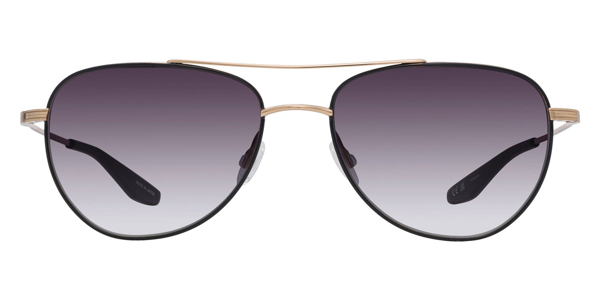 Barton Perreira® Aerial BR Aerial Sun Black Satin / Gold / Smolder (AR) 55 Sunglasses - Black Satin / Gold / Smolder (AR)