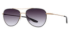 Barton Perreira® Aerial BR Aerial Sun Black Satin / Gold / Smolder (AR) 55 Sunglasses - Black Satin / Gold / Smolder (AR)