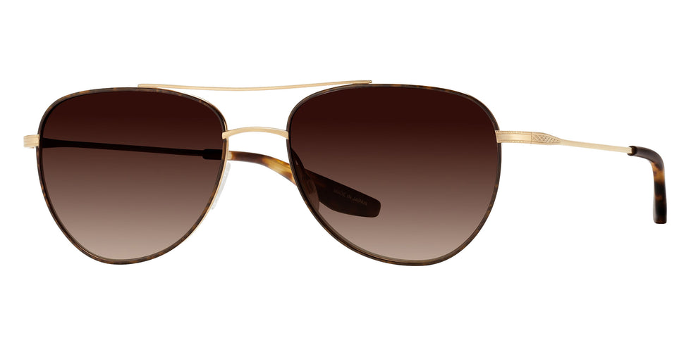 Barton Perreira® Aerial BR Aerial Sun Gold / Tortoise Enamel / Smokey Topaz (AR) 55 Sunglasses - Gold / Tortoise Enamel / Smokey Topaz (AR)