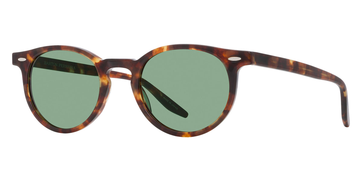 Barton Perreira® Banks Sun BR Banks (50) Sun Chestnut / Bottle Green (AR) 50 Sunglasses - Chestnut / Bottle Green (AR)