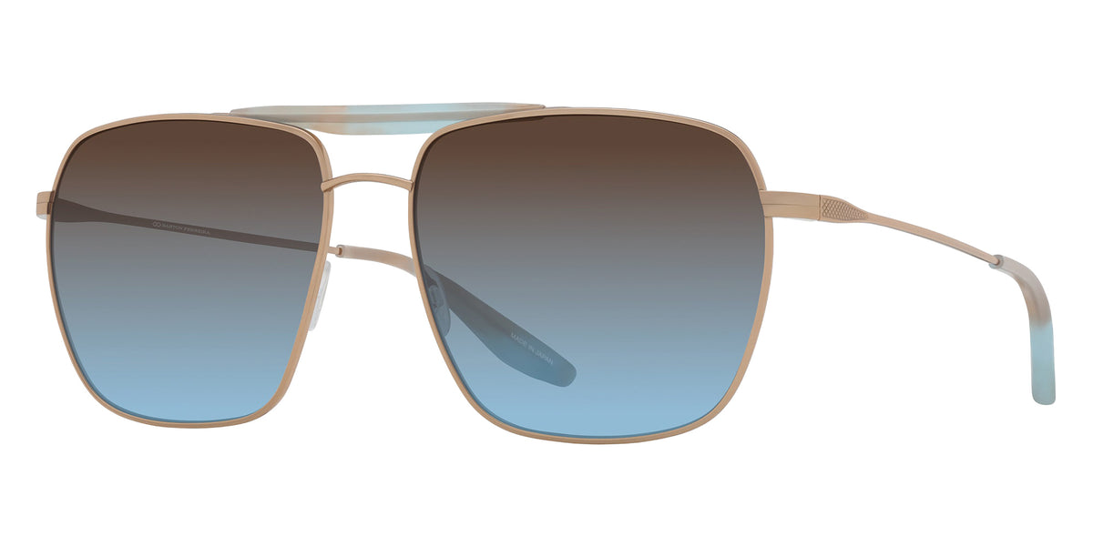 Barton Perreira® Bhanot BR Bhanot Rose Gold / Oasis / Solara (AR) 60 Sunglasses - Rose Gold / Oasis / Solara (AR)