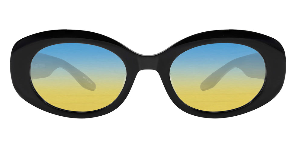 Barton Perreira® Caro Sun BR Caro Sun Black / Aqua Sol (AR) 51 Sunglasses - Black / Aqua Sol (AR)