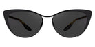 Barton Perreira® Cheeky Sun BR Cheeky Sun Black Satin / Heroine Chic / Noir (AR) 54 Sunglasses - Black Satin / Heroine Chic / Noir (AR)