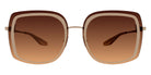 Barton Perreira® Halima BR Halima Matte Gold / Mahogony Gradient (AR) 65 Eyeglasses - Matte Gold / Mahogony Gradient (AR)