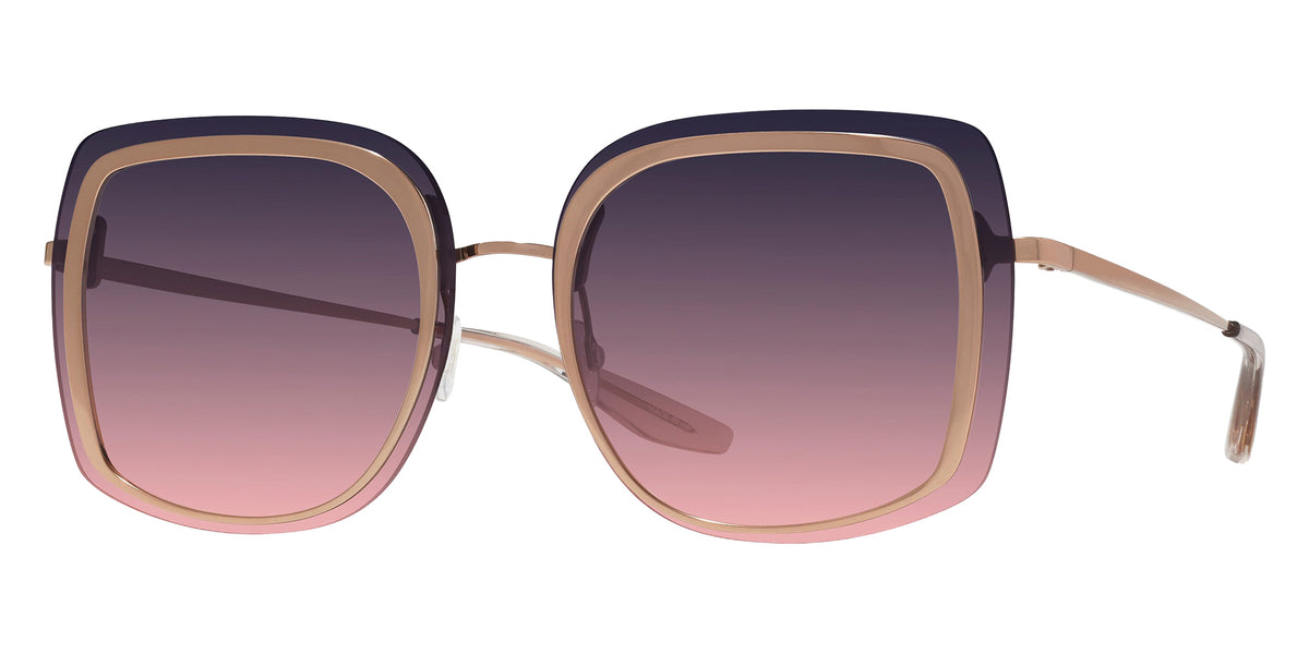 Barton Perreira® Halima BR Halima Rose Gold / Dusk Sunset Gradient (AR) 65 Sunglasses - Rose Gold / Dusk Sunset Gradient (AR)