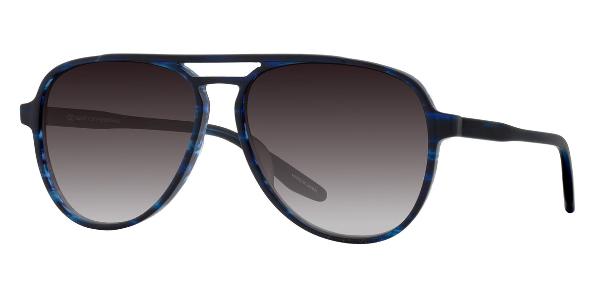 Barton Perreira® Hartmann BR Hartmann Matte Midnight / Smolder (AR) 58 Sunglasses - Matte Midnight / Smolder (AR)