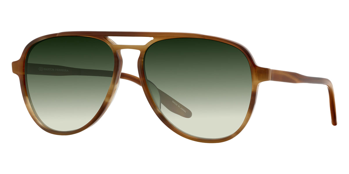Barton Perreira® Hartmann BR Hartmann Umber Tortoise / Julep (AR) 58 Sunglasses - Umber Tortoise / Julep (AR)