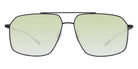 Barton Perreira® Limited-Edition Renzo Sun BR Limited-Edition Renzo Sun Black Satin / Mint (AR) 60 Sunglasses - Black Satin / Mint (AR)