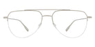 Barton Perreira® McNair BR McNair Optical Platinum 55 Eyeglasses - Platinum