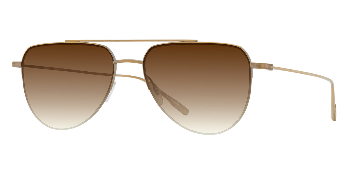 Barton Perreira® McNair Sun BR McNair Sun Antique Gold / Tawny Gradient (AR) 55 Sunglasses - Antique Gold / Tawny Gradient (AR)