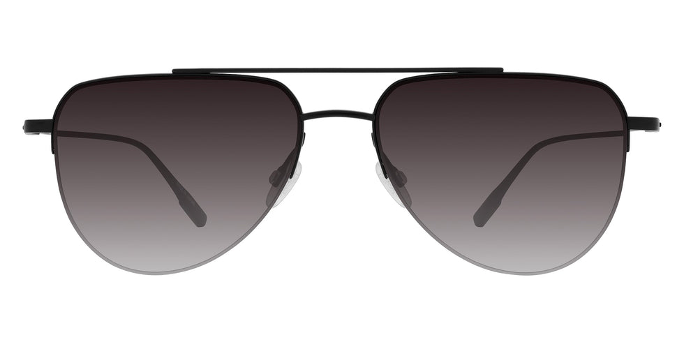 Barton Perreira® McNair Sun BR McNair Sun Black Satin / Smolder (AR) 55 Sunglasses - Black Satin / Smolder (AR)