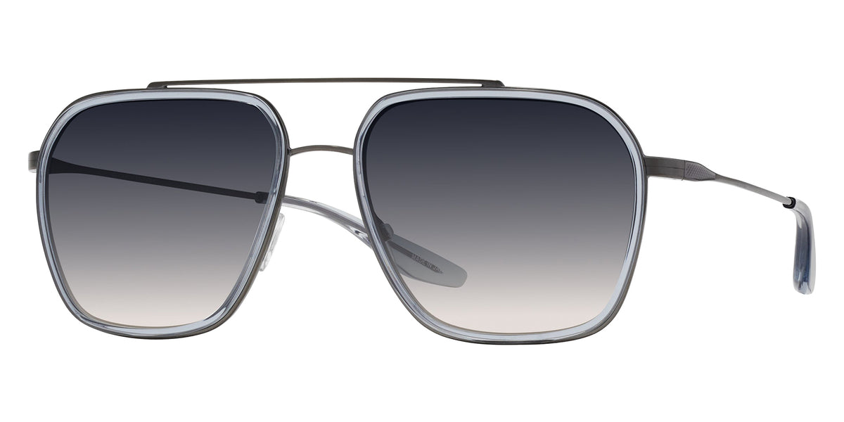 Barton Perreira® Rizzo Insert BR Rizzo Insert Gun Metal / Blue Smoke / Basalt (AR) 58 Sunglasses - Gun Metal / Blue Smoke / Basalt (AR)