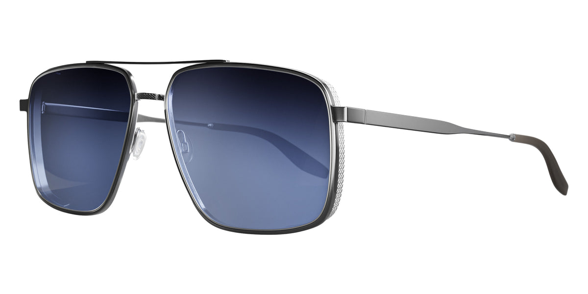 Barton Perreira® Scaramanga BR Scaramanga Gun Metal / Silver / Steel Blue (AR) 58 Sunglasses - Gun Metal / Silver / Steel Blue (AR)