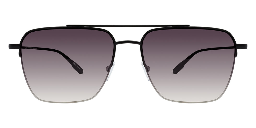 Barton Perreira® Armstrong Sun BRP ARMS5551K - Black Satin/Smolder (AR) Sunglasses