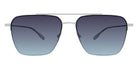 Barton Perreira® Armstrong Sun BRP ARMS5555K - Platinum/Aegean Gradient (AR) Sunglasses