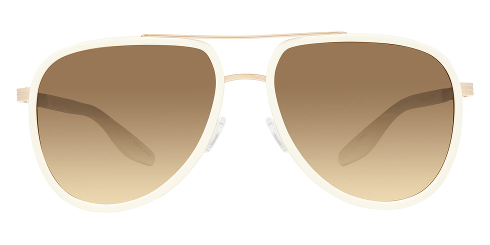 Barton Perreira® Cani BRP CANI5806K - Ivory/Gold/Southern Comfort (AR) Sunglasses